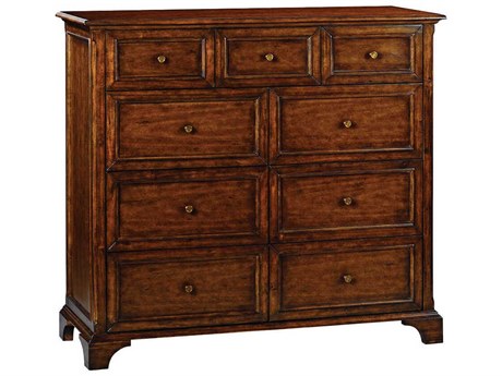 Oliver Home Lakewood Country Brown Acacia Wood Accent Chest