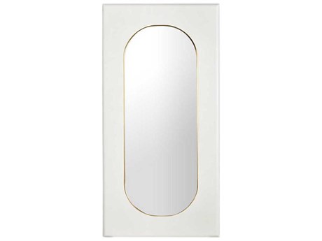 Oliver Home Whirlaway Egret Rectangular Wall Mirror