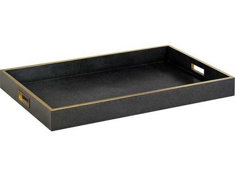 Oliver Home Charcoal Serving Tray