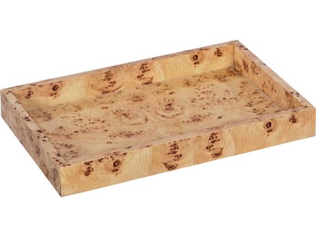 Oliver Home Natural Burl Serving Tray