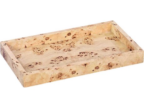 Oliver Home Natural Burl Serving Tray