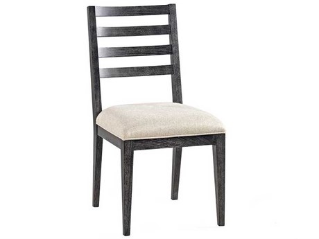 Oliver Home Ribbon-II Black Upholstered Armless Dining Chair