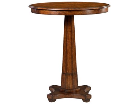 Oliver Home Lancaster Round Wood Country Dining Table