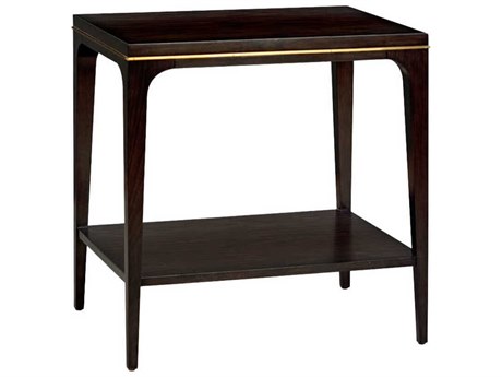 Oliver Home Thomas Rectangular Wood Espresso End Table