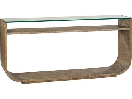 Oliver Home Soho Rectangular Glass Hampton Console Table