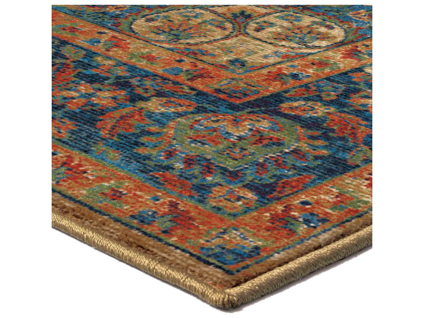 Orian Rugs Bohemian Rochester White Rectangular Area Rug ON4507