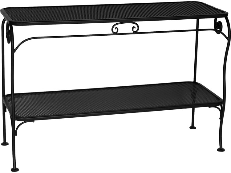 Ow Lee Micro Mesh Wrought Iron 48 X 18 Rectangular Console Table