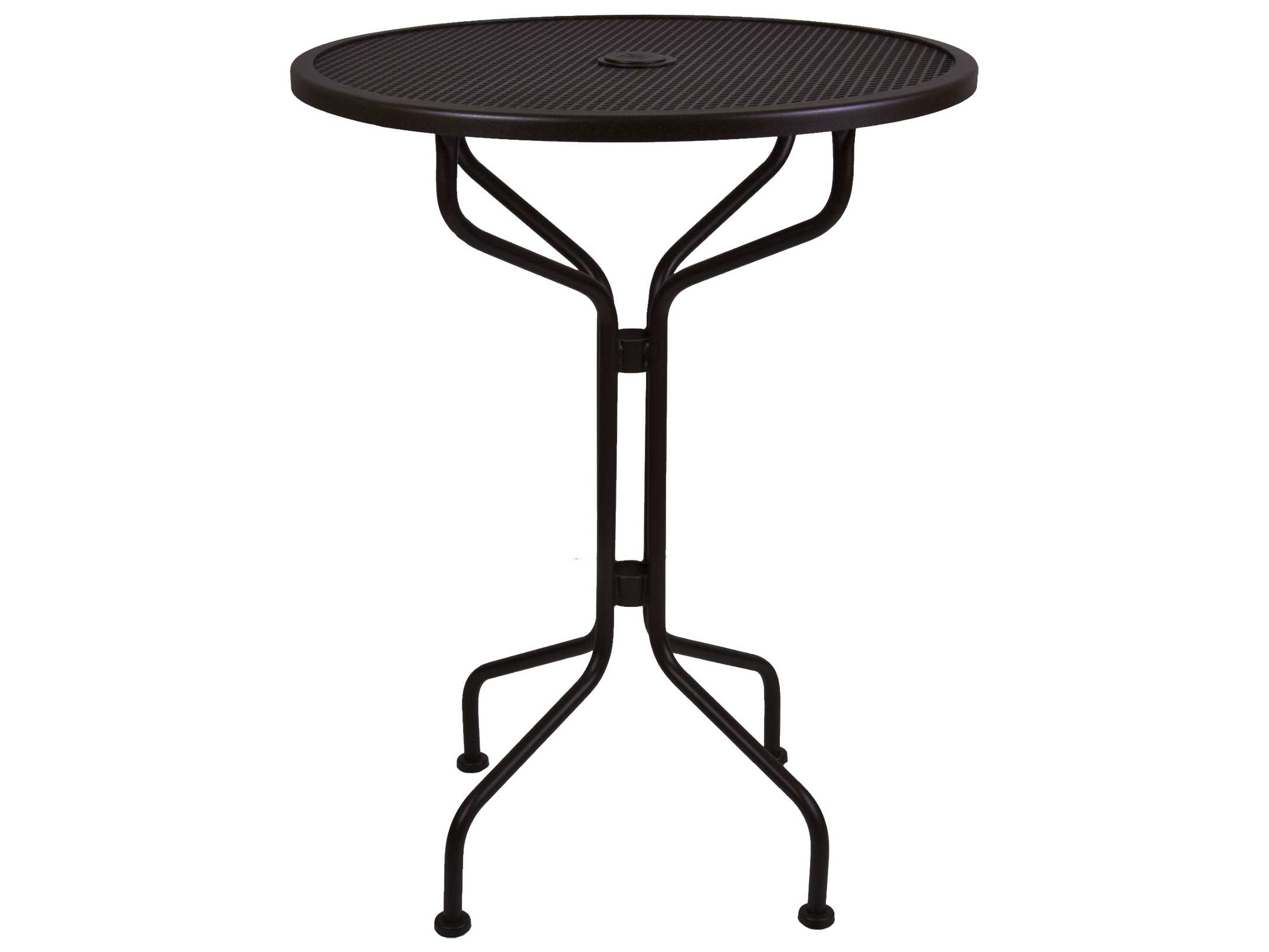 OW Lee Mesh Wrought Iron 30 Round Bar Table OW30MBT