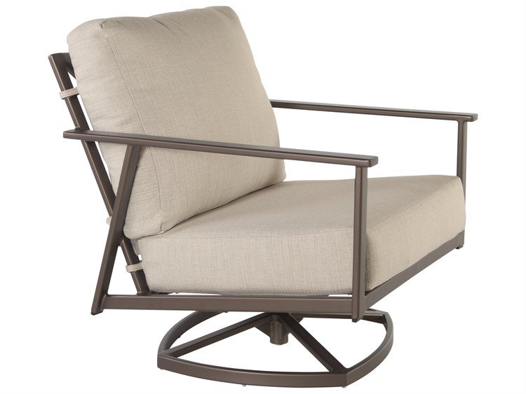 OW Lee Marin Aluminum Swivel Rocker Lounge Chair