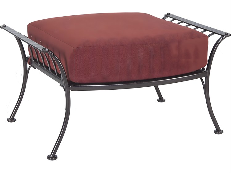 OW Lee Monterra Wrought Iron Ottoman OW419O