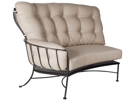 OW Lee Monterra Wrought Iron Sectional Right Lounge Chair