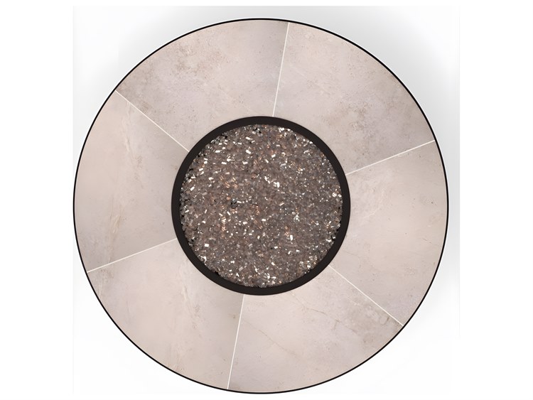 OW Lee Capri Wrought Iron Round Fire Pit Table 3