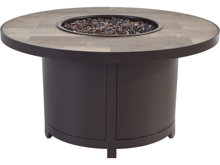 OW Lee Casual Fireside Elba Aluminum 36''Wide Round ...