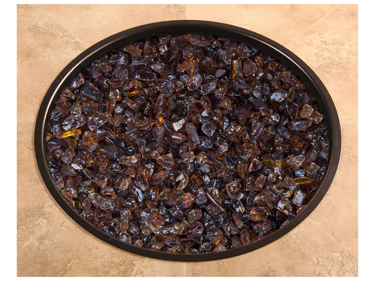 OW Lee Casual Fireside Fire Media Coffee 6 lbs. Crushed Fire Glass Kit