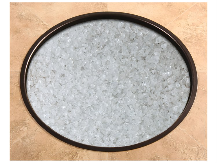 OW Lee Casual Fireside Fire Media Crystal 6 lbs. Crushed Fire Glass Kit