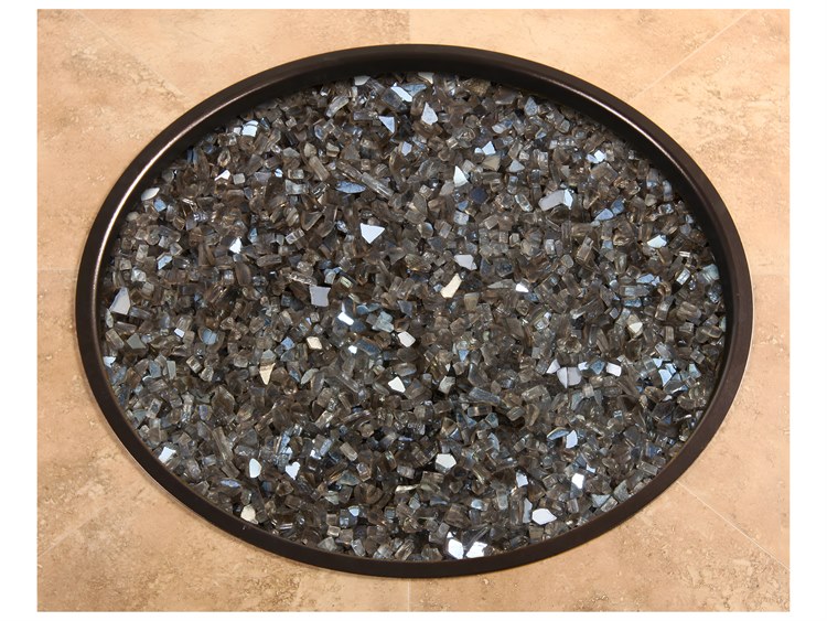 OW Lee Casual Fireside Fire Media Smoke 6 lb. Mirrored Glass Kit