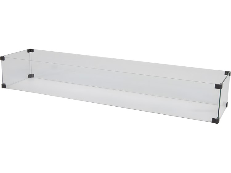 OW Lee Casual Fireside Large Rectangular Glass Guard