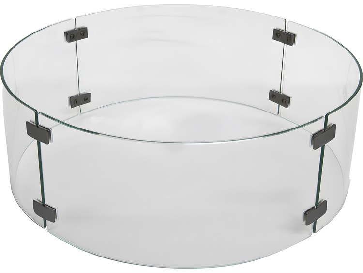 OW Lee Casual Fireside Large Round Glass Guard
