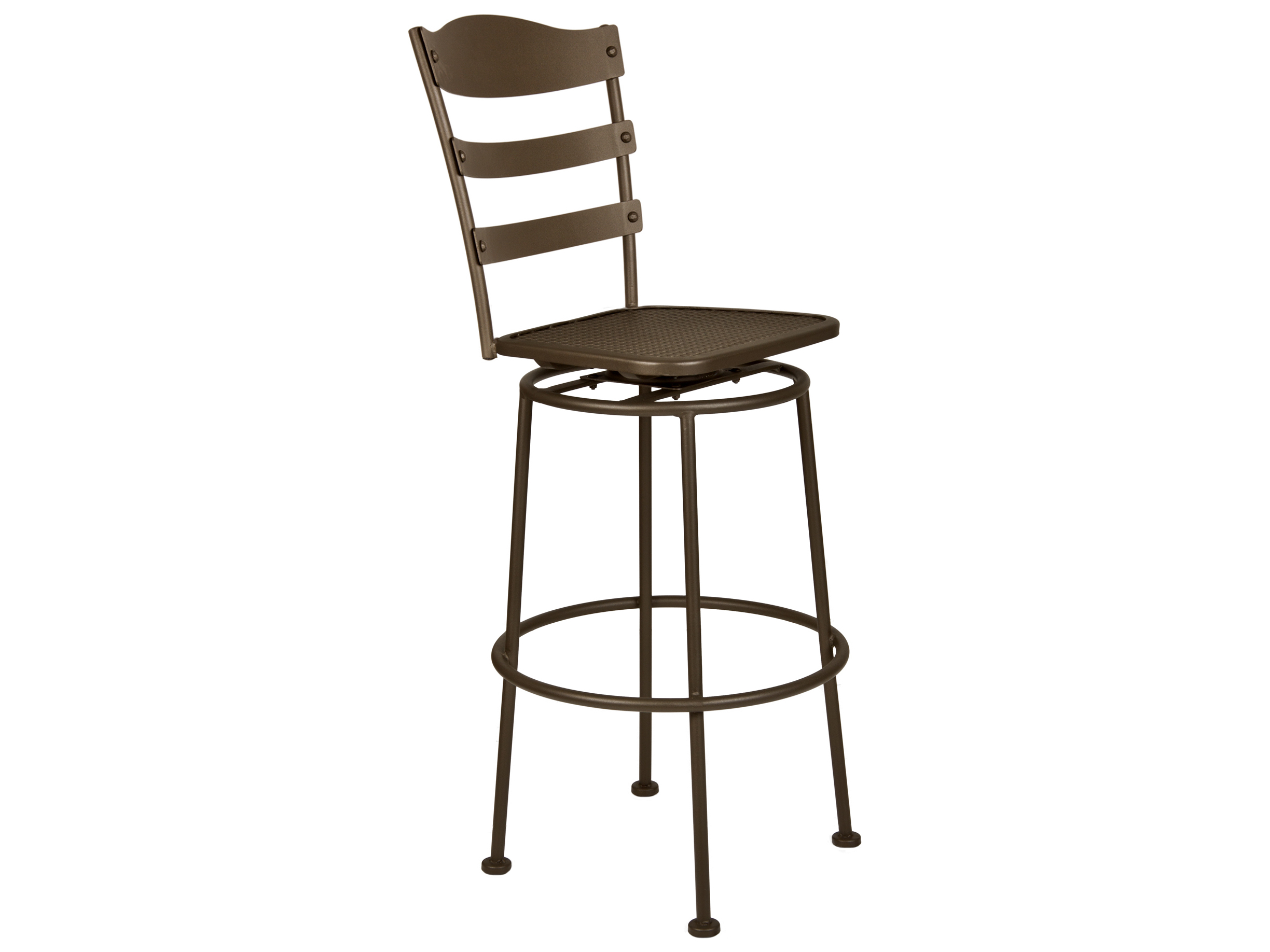 Ow Lee Chalet Wrought Iron Swivel Bar Stool Ow Lee Chalet Wrought Iron Swivel Bar Stool