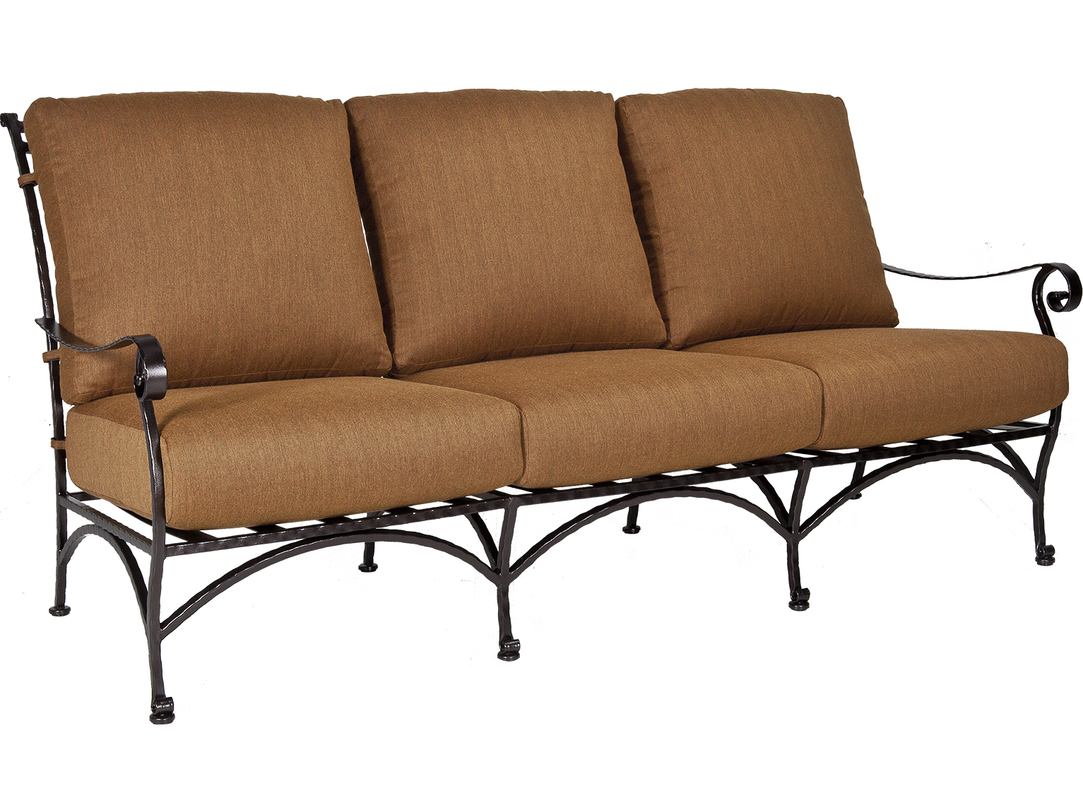 OW Lee San Cristobal Wrought Iron Three Seat Sofa OW6953S