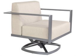 OW Lee Studio Aluminum Swivel Rocker Lounge Chair
