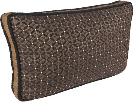 OW Lee Design Harmony Boxed Accent Pillow With Decorative Trim