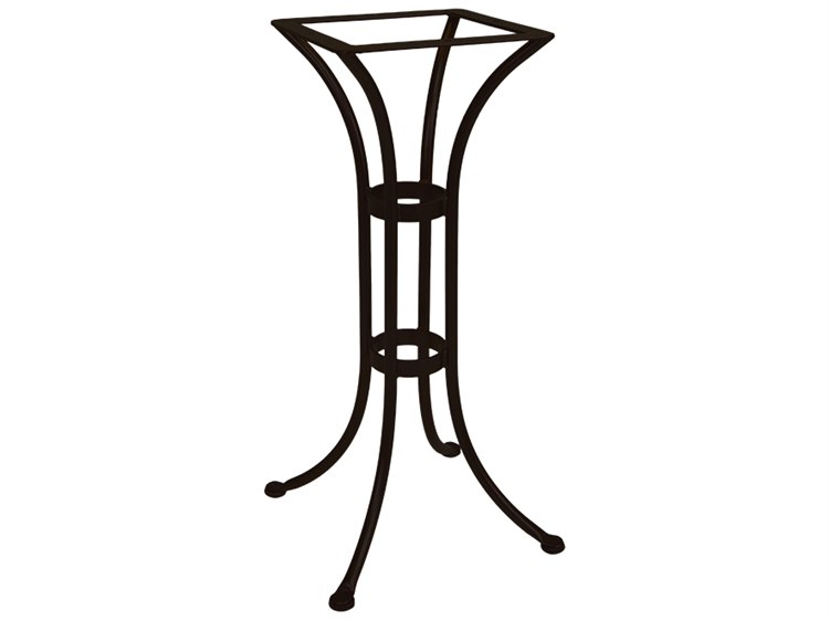 OW Lee Standard Mesh Wrought Iron Counter Round Table Base