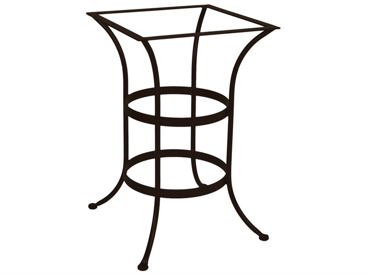 OW Lee Wrought Iron Square Counter Table Base