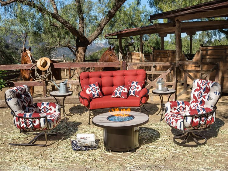 Ow Lee Pendleton Mini Monterra Copper Canyon Wrought Iron Fire Pit Ow Lee Pendleton Mini Monterra Copper Canyon Wrought Iron Fire Pit Lounge Set Pdmnmntrrafrptlngset