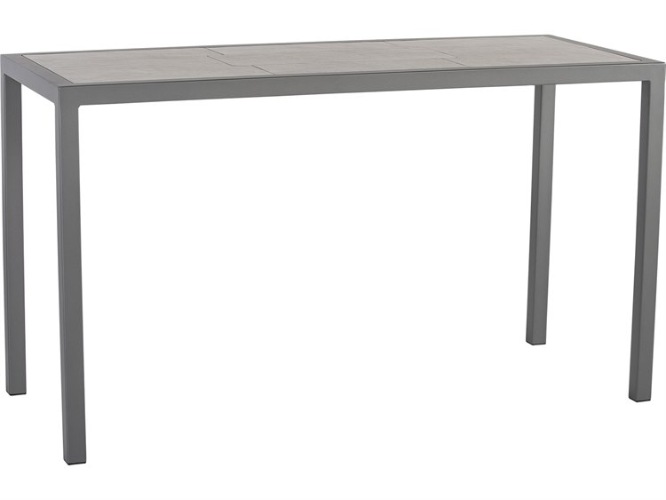 OW Lee Quadra Wrought Iron 57''W x 21''D Rectangular Console/Dining Table
