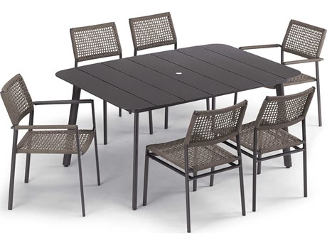 Oxford Garden Eiland Aluminum Dining Set