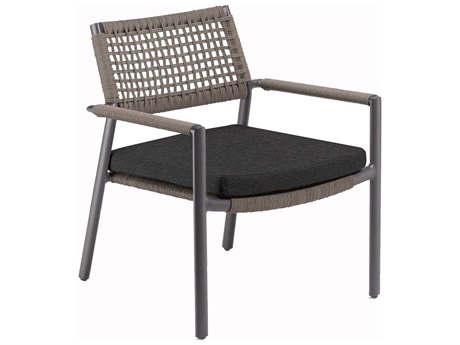 Oxford Garden Eiland Aluminum Carbon Cushion Lounge Chair