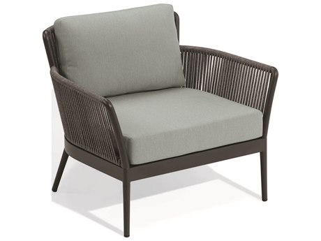 Oxford Garden Nette Aluminum Seafoam Cushion Lounge Chair