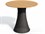 Oxford Garden Tulle Wicker Shadow-Mena 48'' Round Skyline Top Bar Table  OXFTL48BRYWO