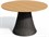 Oxford Gardens Tulle Wicker Shadow-Mena 48'' Round Skyline Top Dining Table  OXFTL48TAYWO