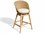 Oxford Garden Tulle Teak Natural / Shadow Bar Chair with Bliss Linen Cushion  OXFTLBCHWOLN