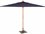 Oxford Garden Tropical Hardwood 10 Foot Rectangular Market Pulley Lift Umbrella  OXFUR10NA