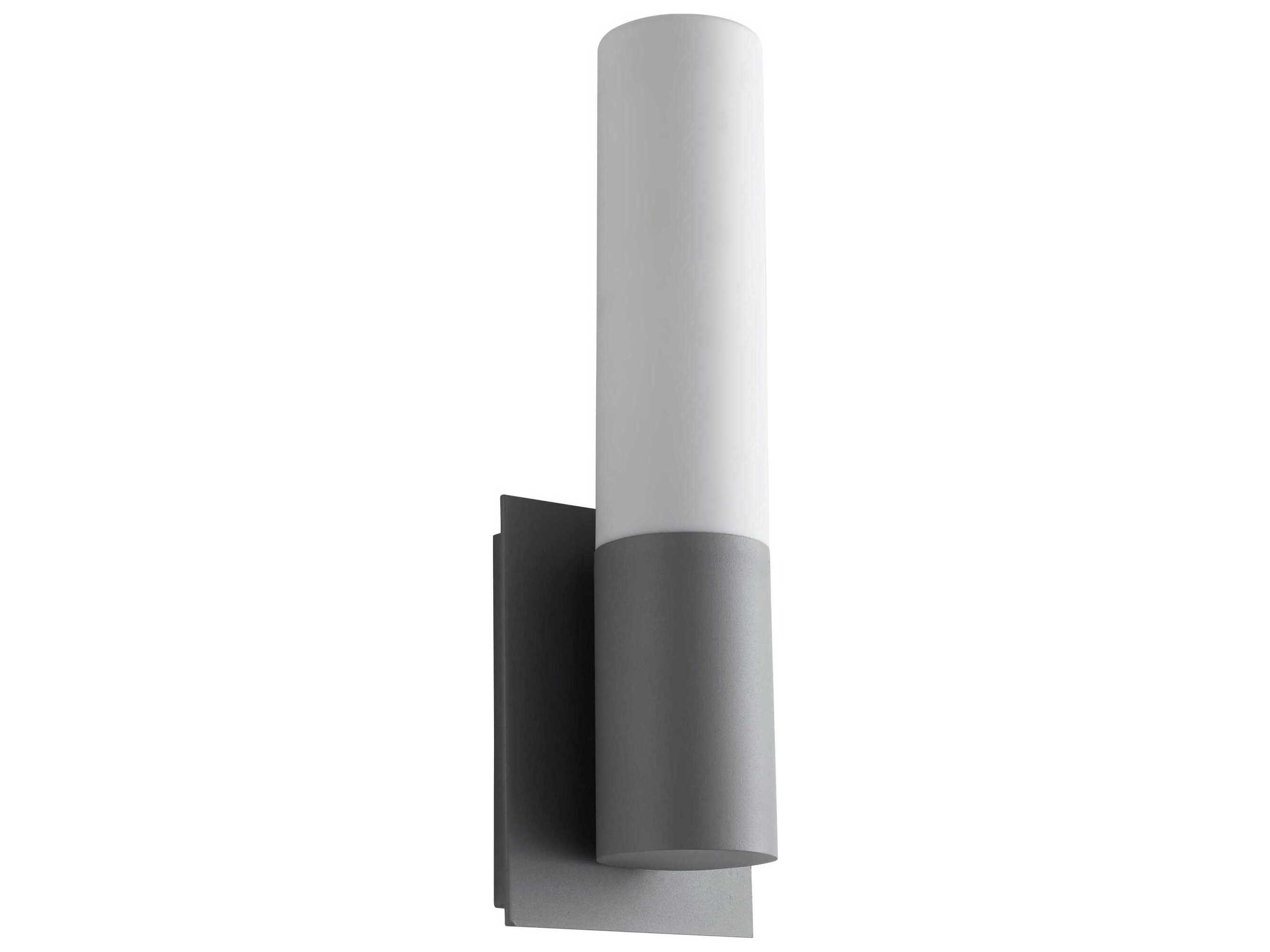 Oxygen by Quorum Magneta 1-Light Outdoor Wall Light in Grey