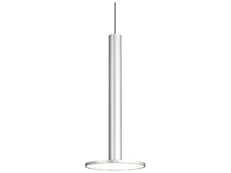 Pablo Cielo-XL 1-Light Satin Aluminum Silver Cylinder Linear Mini Pendant