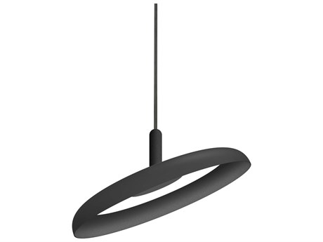 Pablo Nivel 1-Light Black Round Pendant