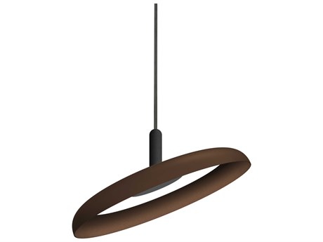 Pablo Nivel 1-Light Espresso Brown Round Pendant