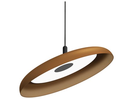 Pablo Nivel 1-Light Terracotta Brown Round Pendant