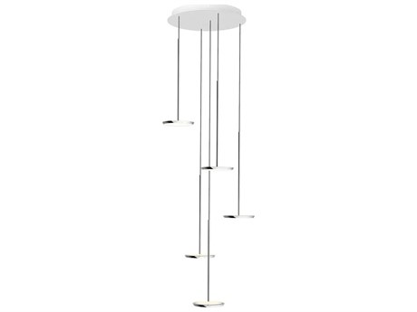 Pablo Sky Solo 5-Light Chrome Linear Chandelier
