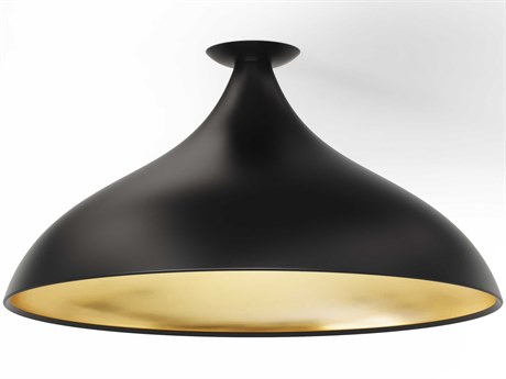 Pablo Swell-XL Wide 1-Light Dome Flush Mount