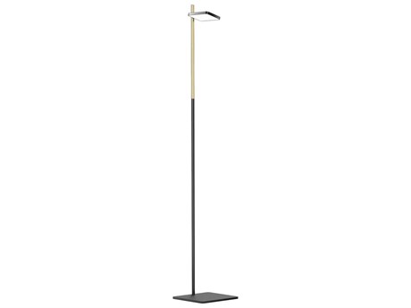 Pablo Talia Black Brass Floor Lamp