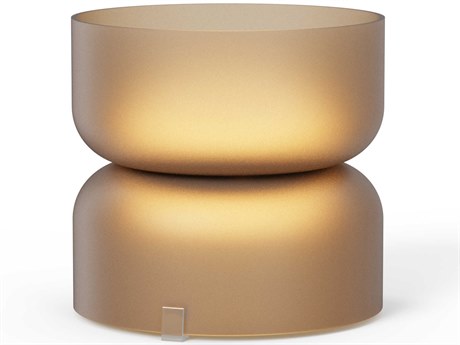 Pablo Totem Mini Amber Orange Table Lamp