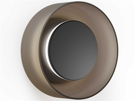Pablo Totem 1-Light Black Amber Wall Sconce
