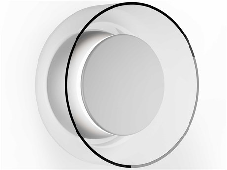 Pablo Totem 1-Light Grey Clear Wall Sconce