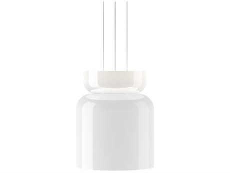 Pablo Totem Up and Down 2-Light Opal White Geometric Pendant