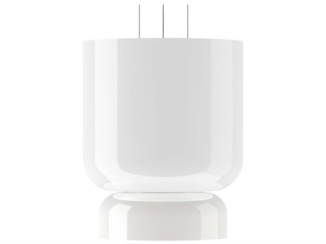 Pablo Totem Up and Down 2-Light Opal White Geometric Pendant
